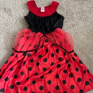 Ladybug Red and Black Kids Costume